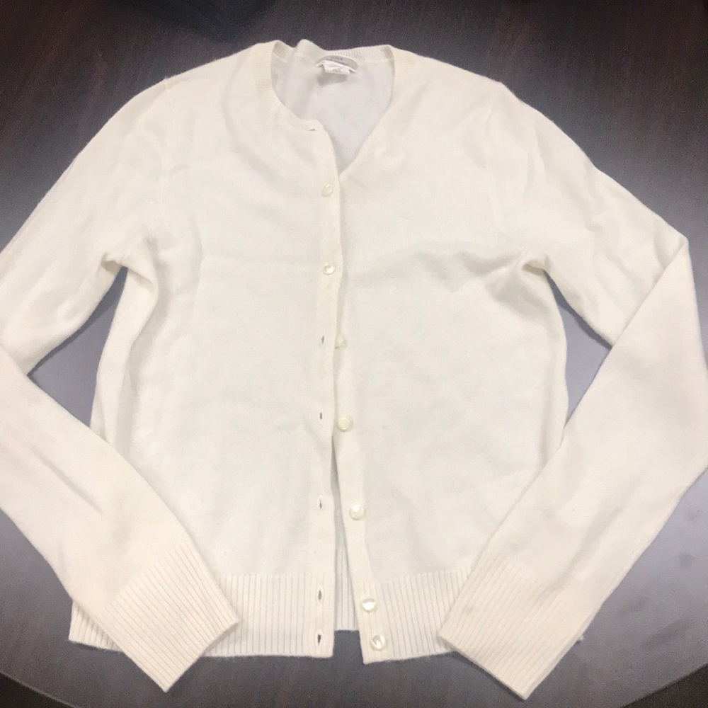 Cream J Crew sweater